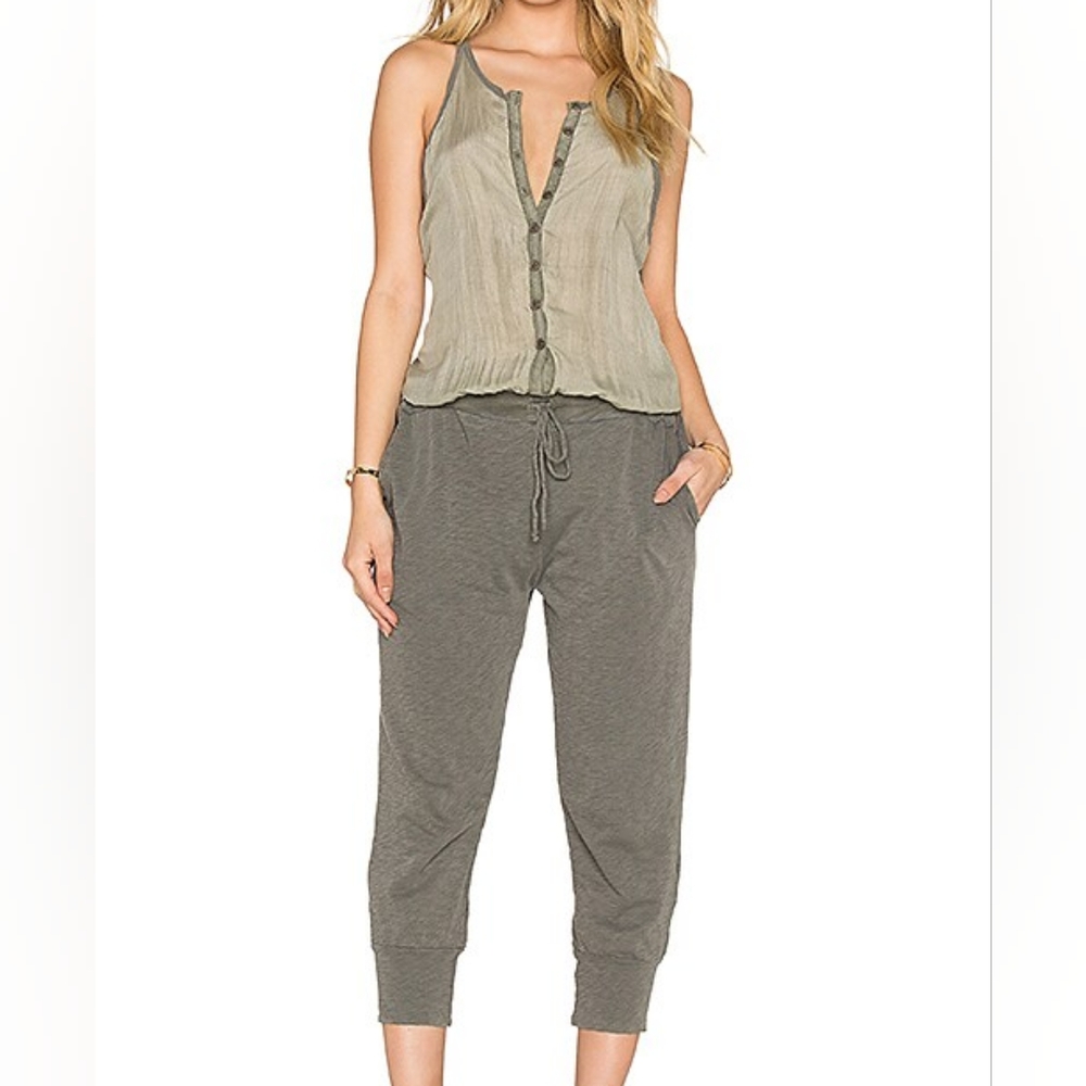 Revolve Stateside Button Front Crop Jumpsuit | Fe… - image 8